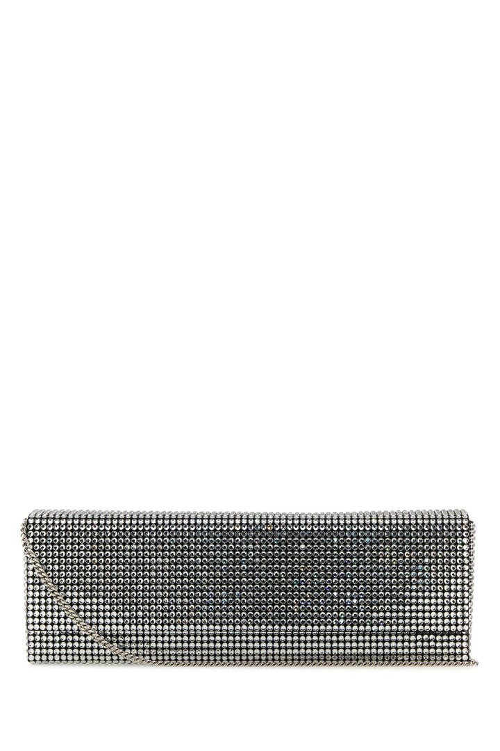 Embellished satin Amini Paloma clutch