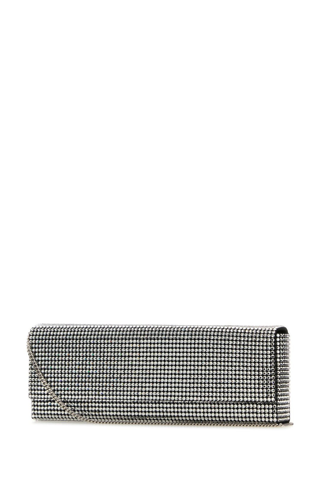 Embellished satin Amini Paloma clutch