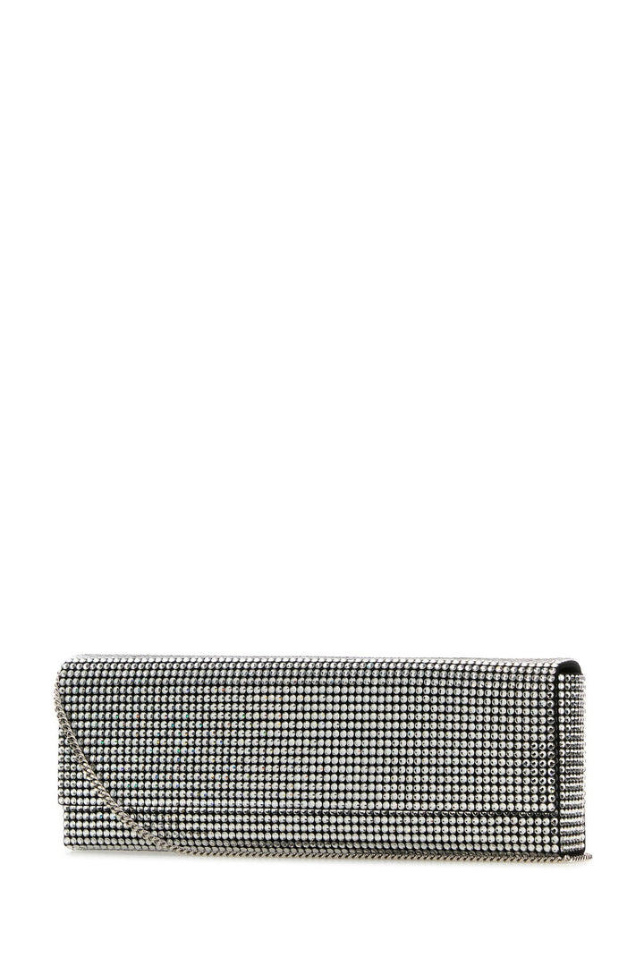 Embellished satin Amini Paloma clutch