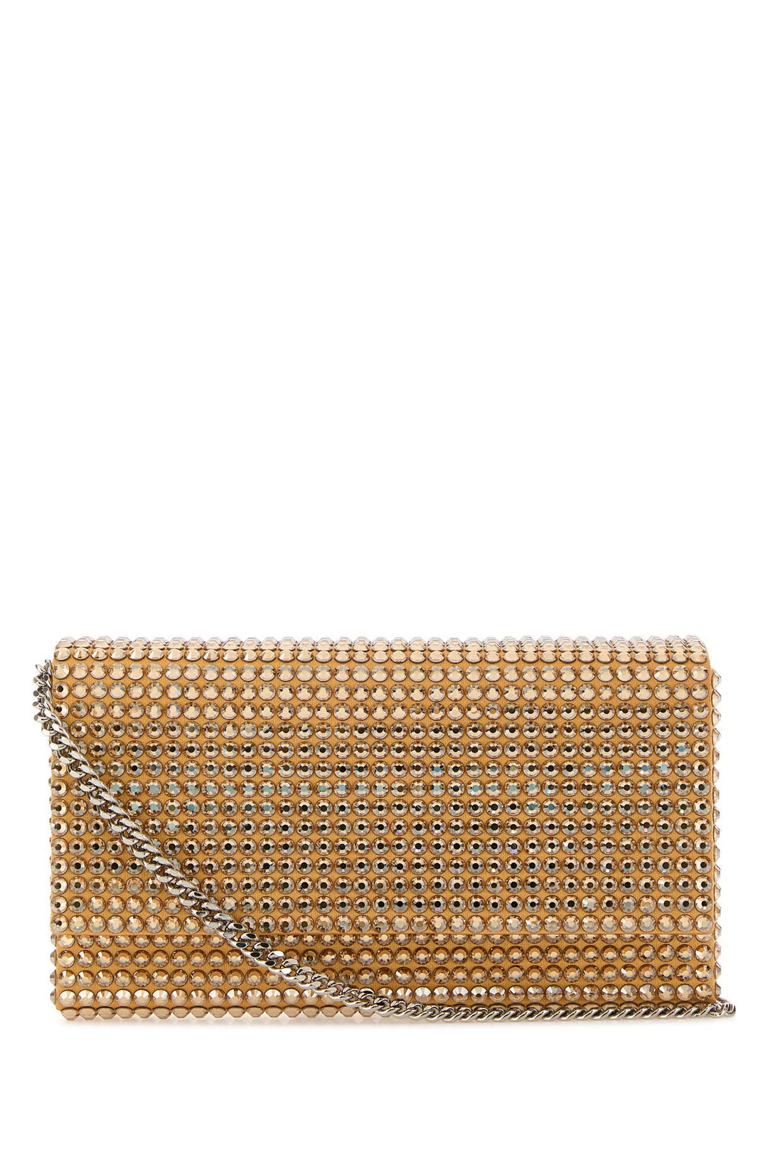 Embellished satin mini Paloma clutch