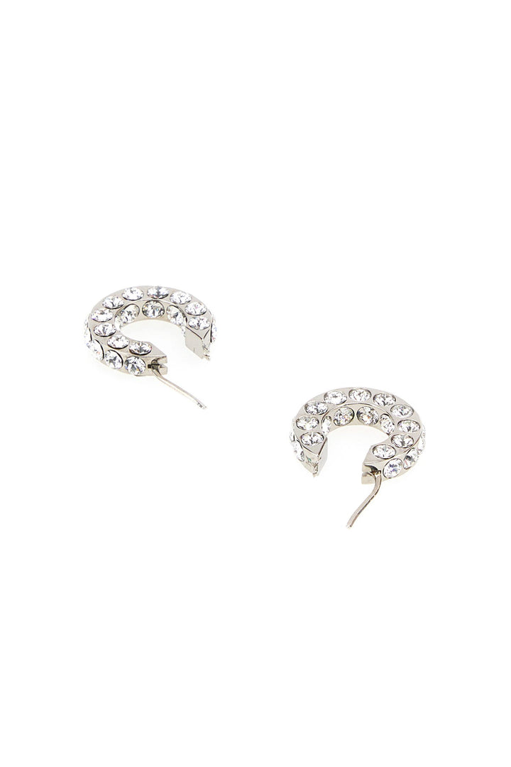 Embellished metal small Jaheel earrings