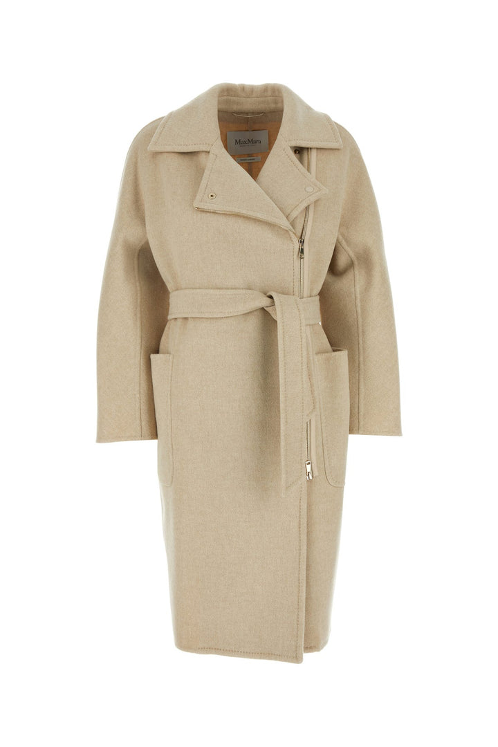 Sand wool Agosto coat