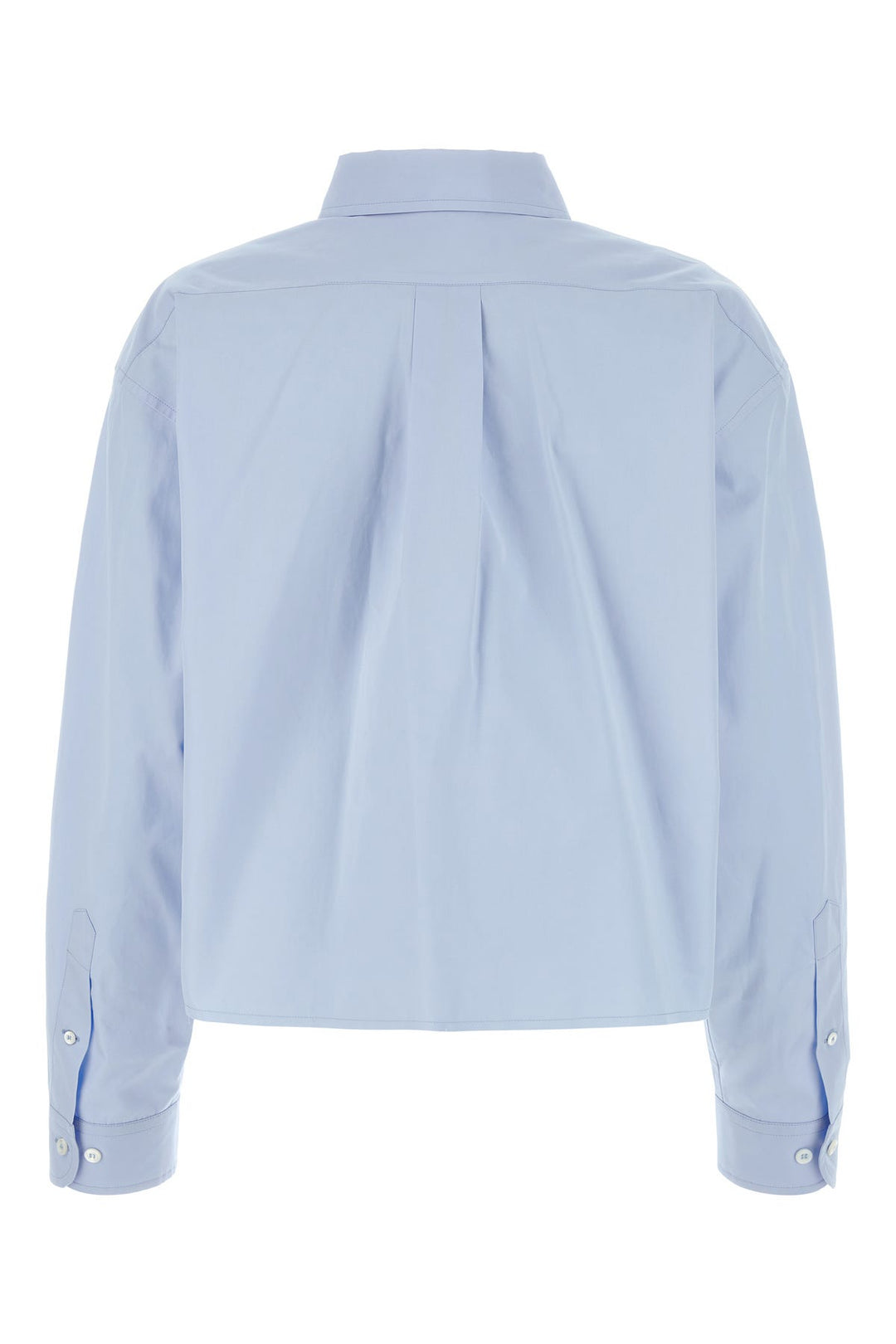 Light-blue poplin shirt