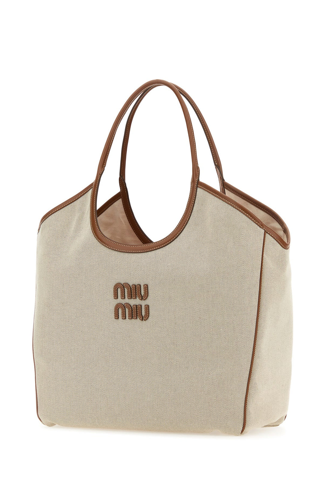 Sand canvas shopping bag