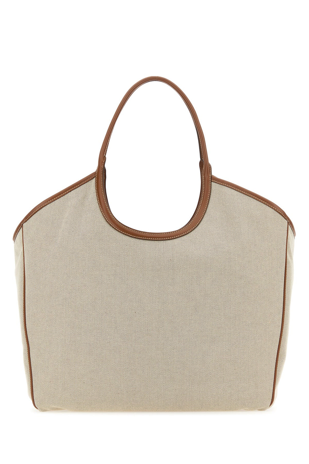 Sand canvas shopping bag