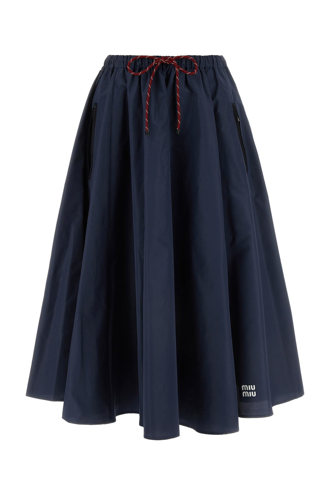 Blue tech fabric skirt