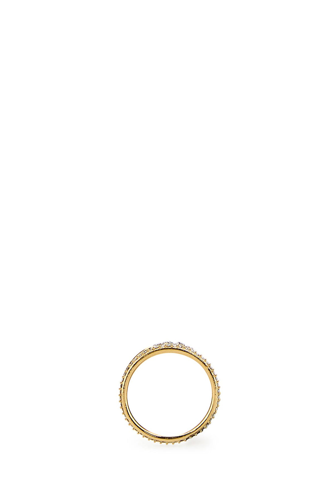 Gold metal VLogo Signature ring