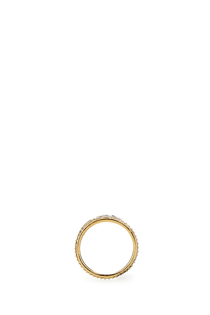 Gold metal VLogo Signature ring