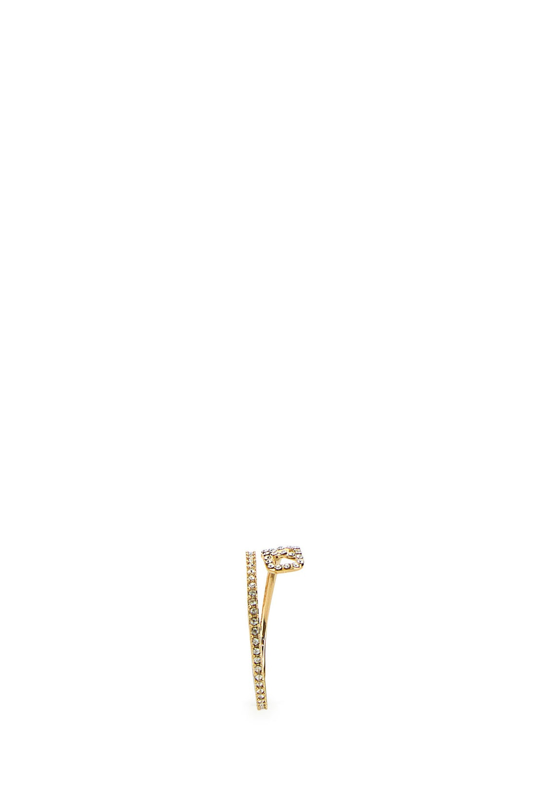 Gold metal VLogo Signature ring