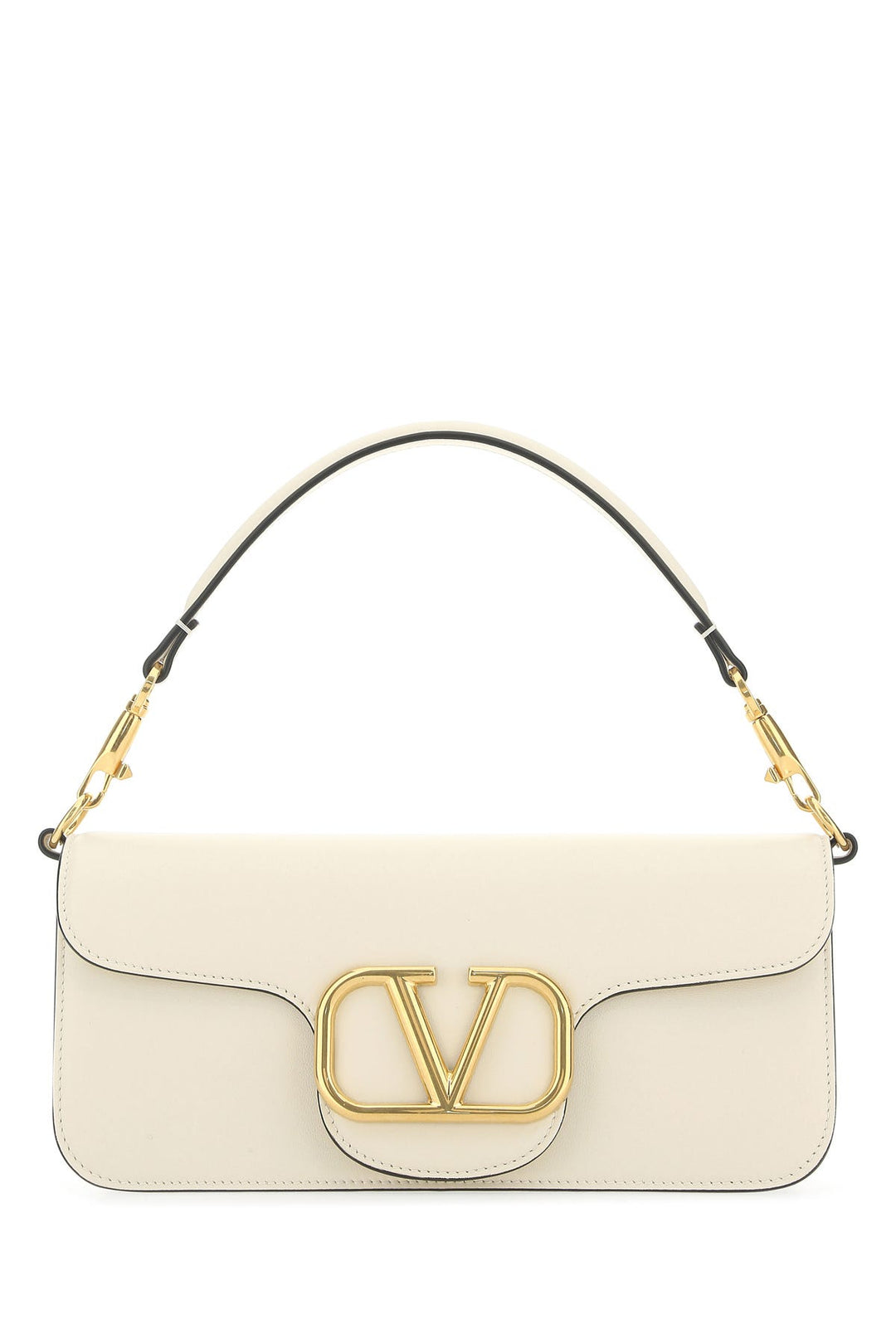 Ivory leather LocÃ² handbag