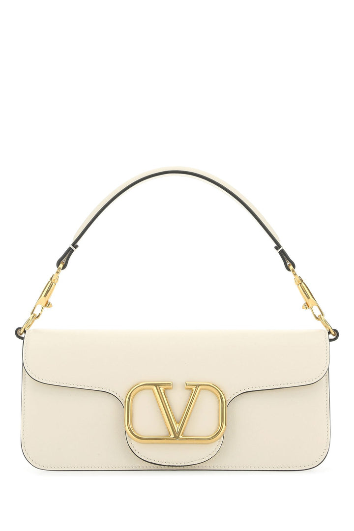 Ivory leather LocÃ² handbag