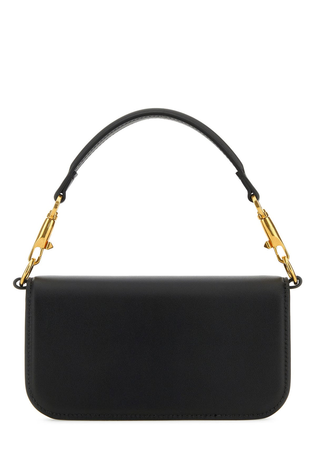 Black leather small LocÃ² handbag