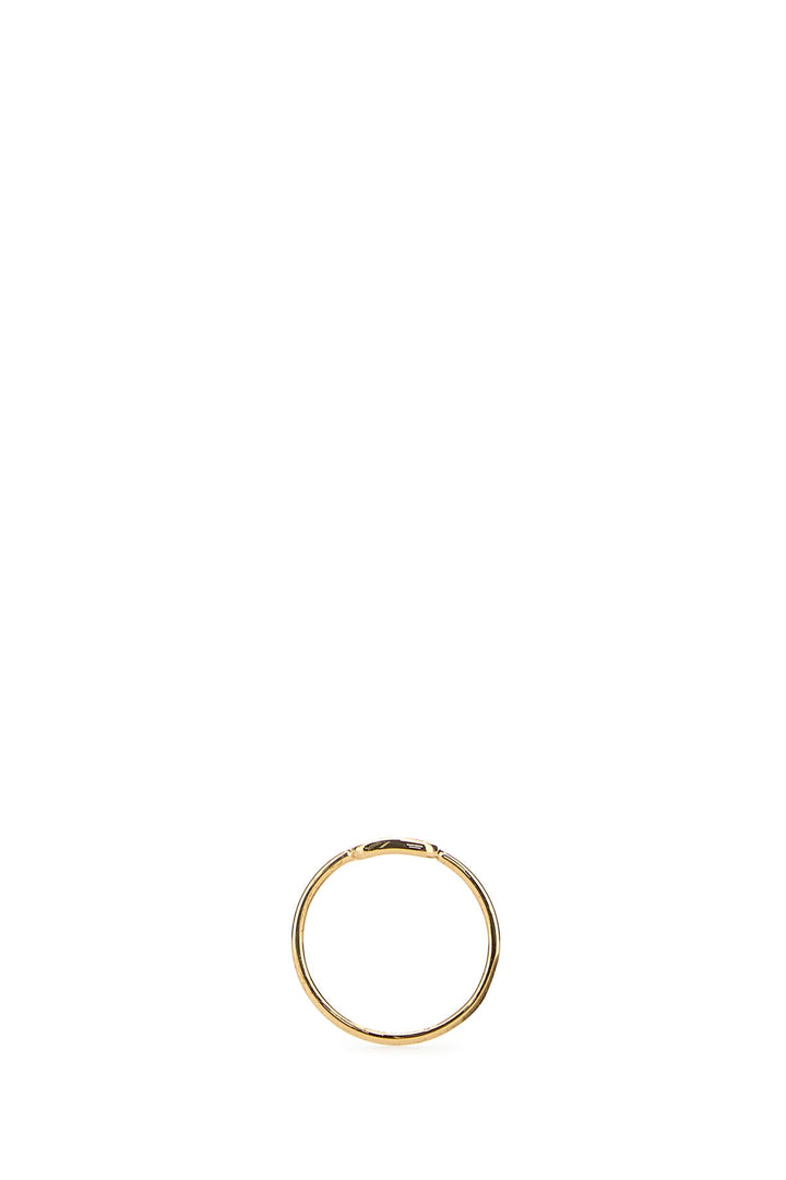 Gold metal VLogo Signature ring