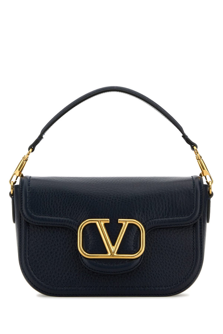 Midnight blue leather Alltime shoulder bag