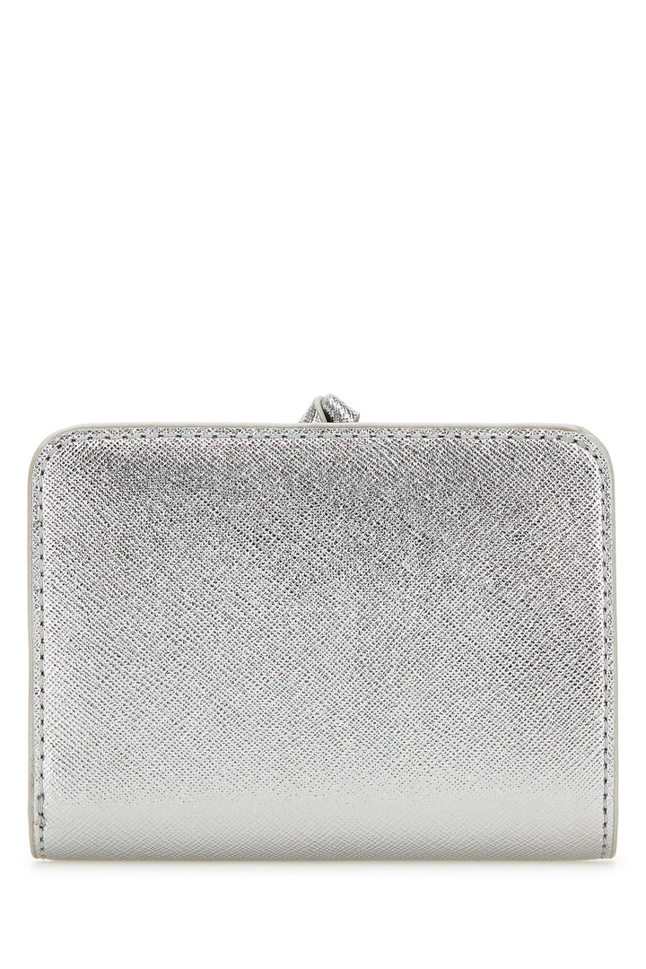 Silver leather wallet