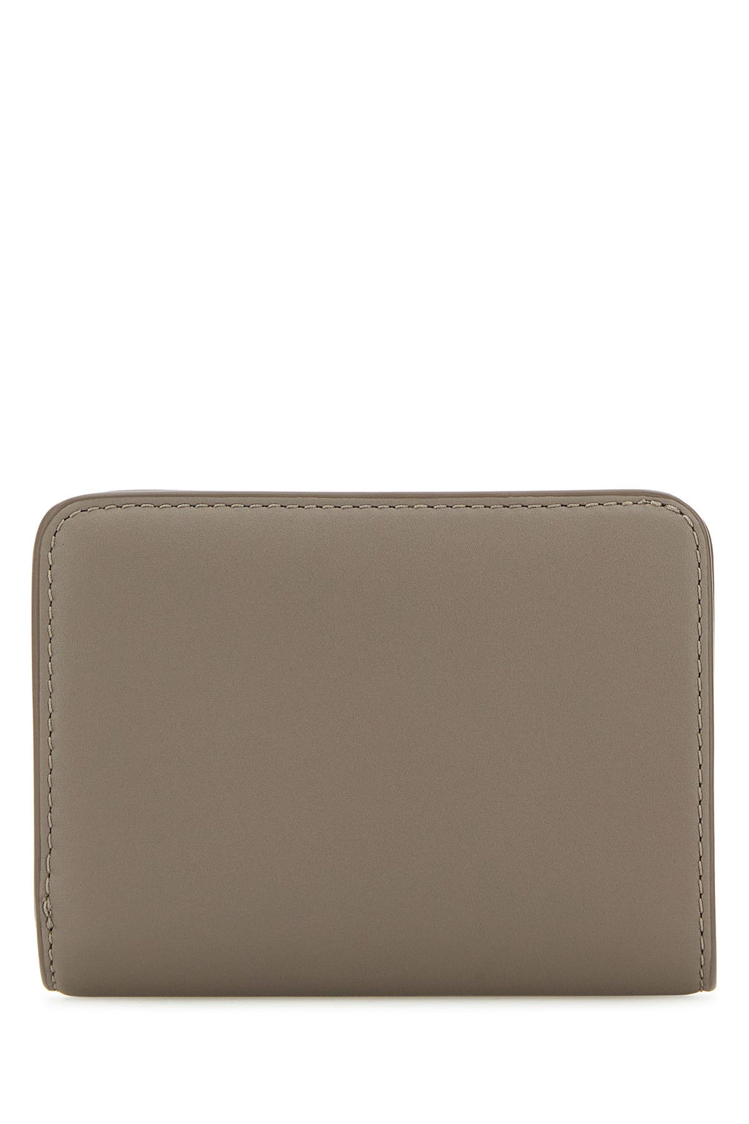 Dove grey leather mini The Covered J Marc wallet