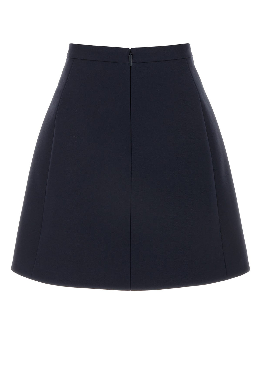 Midnight blue wool skirt