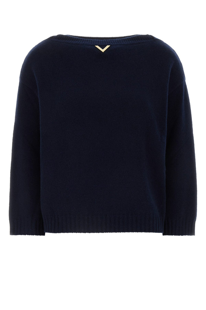 Navy blue cashmere sweater