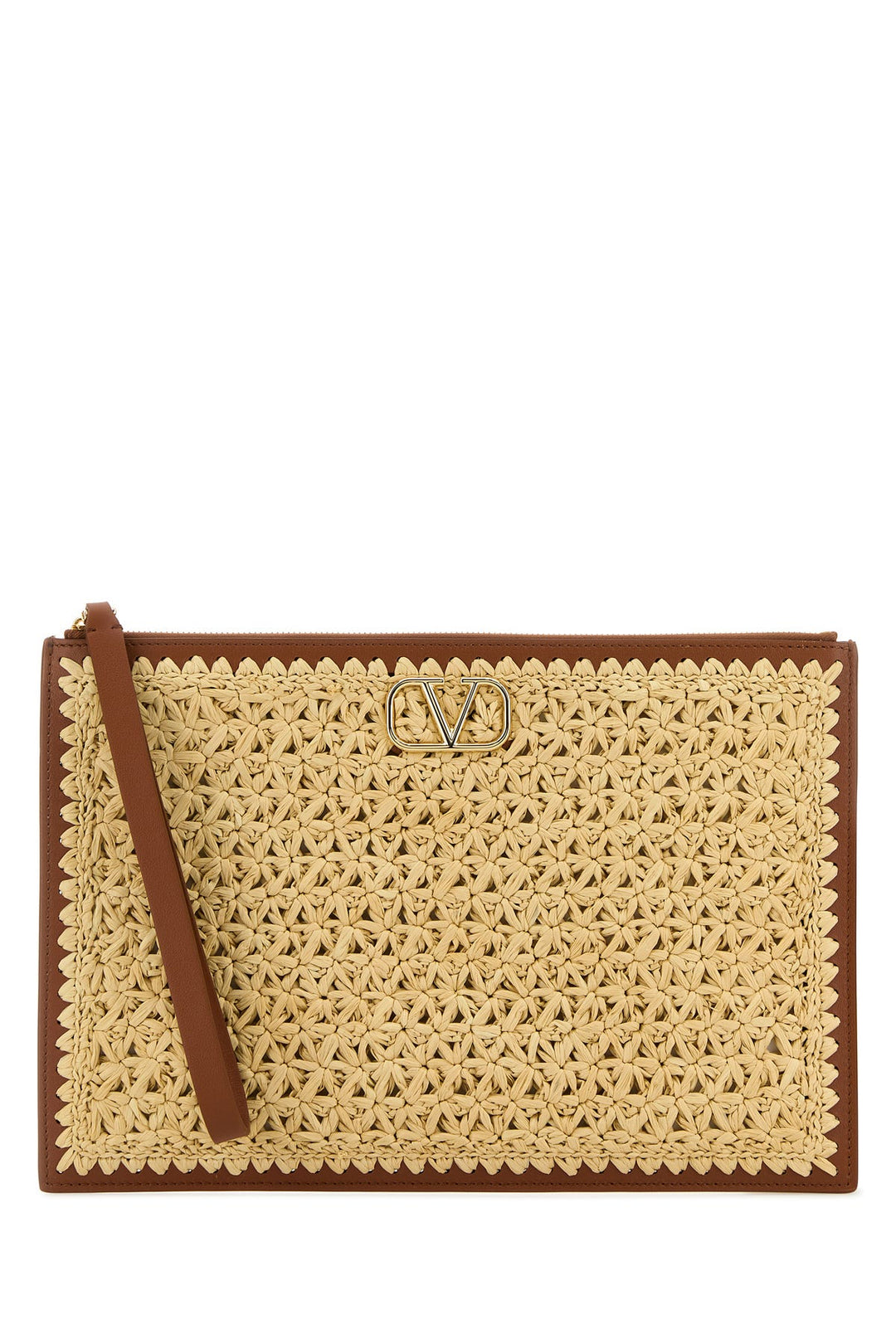 Raffia clutch