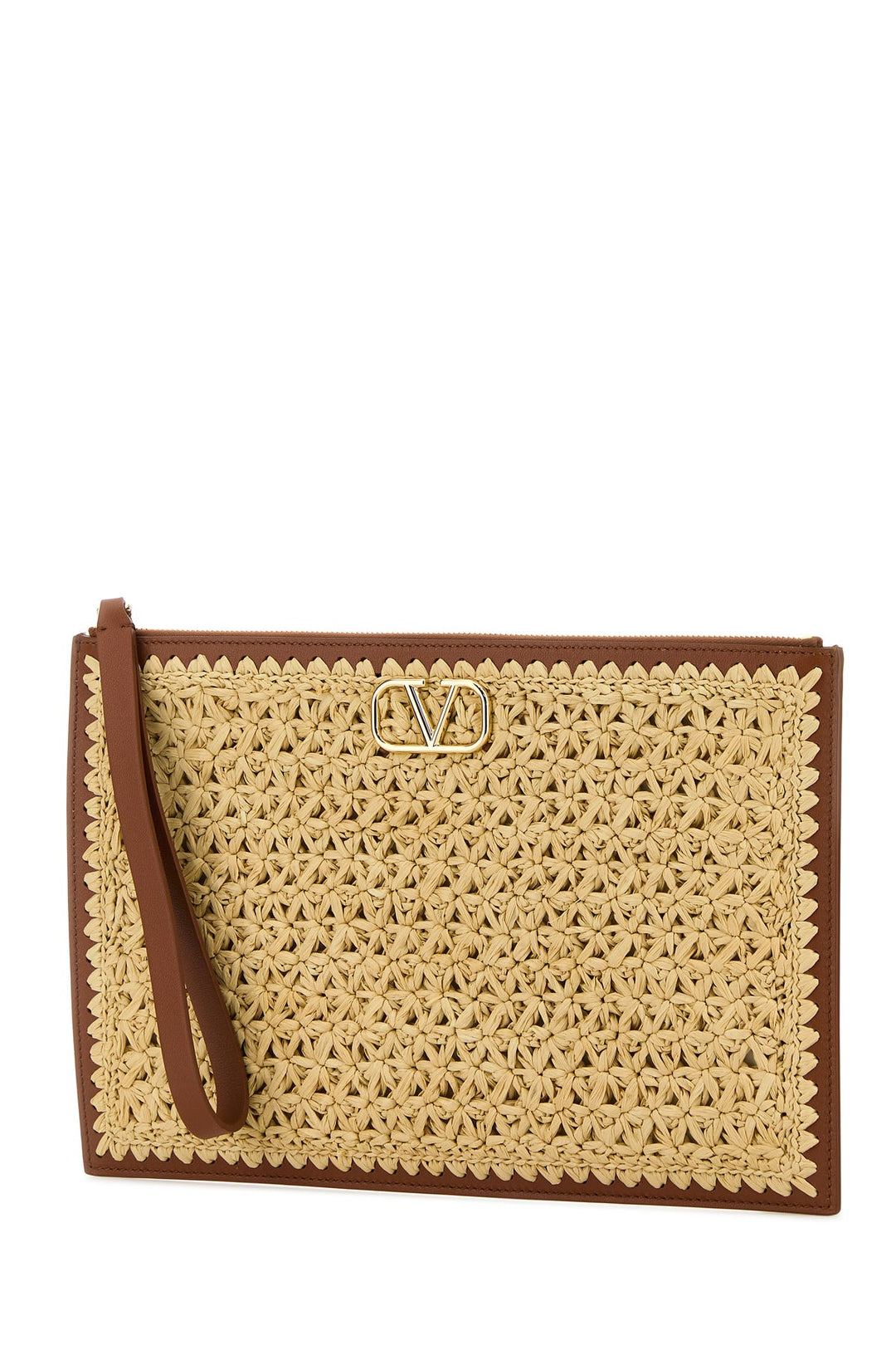 Raffia clutch