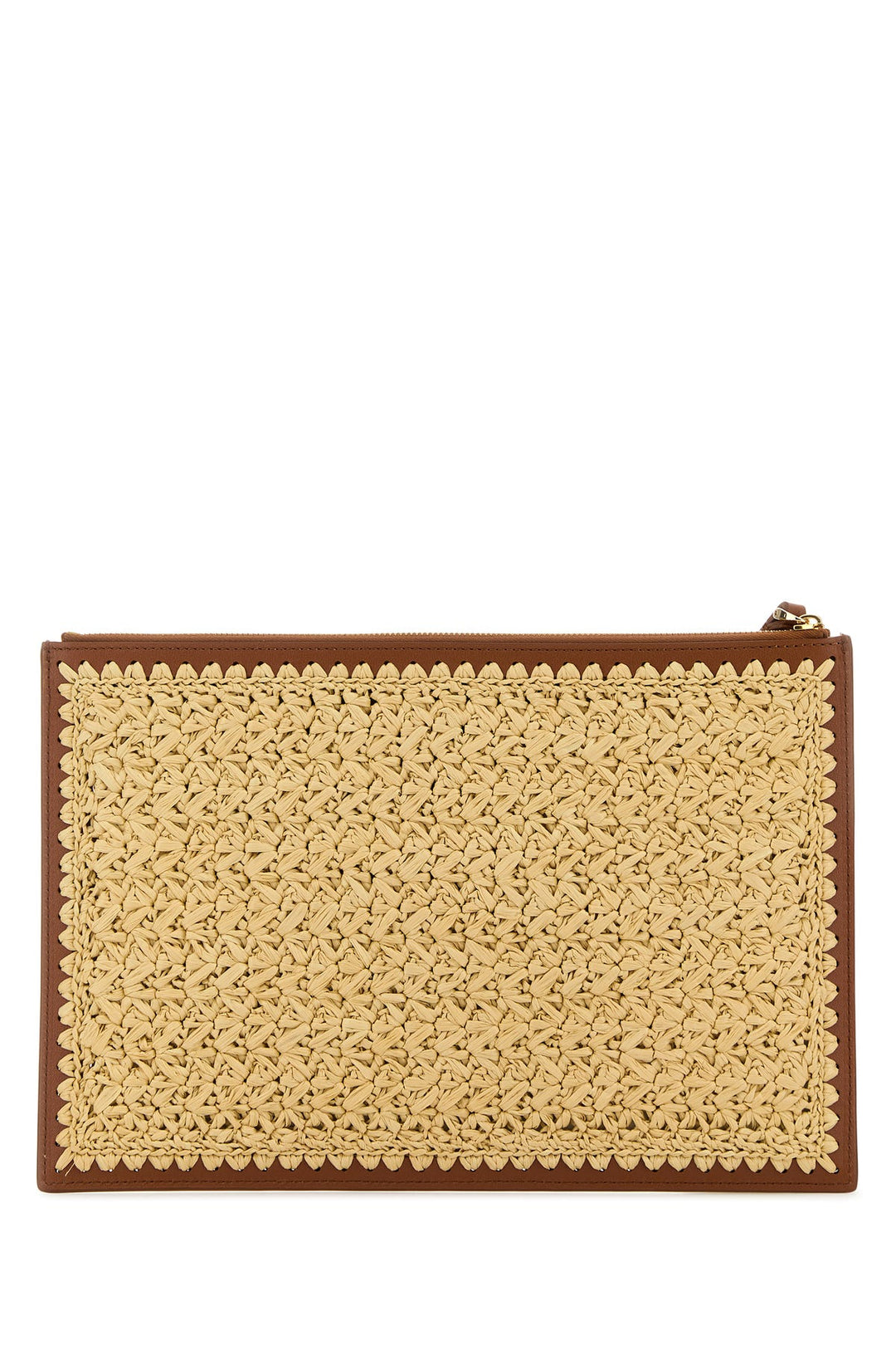 Raffia clutch