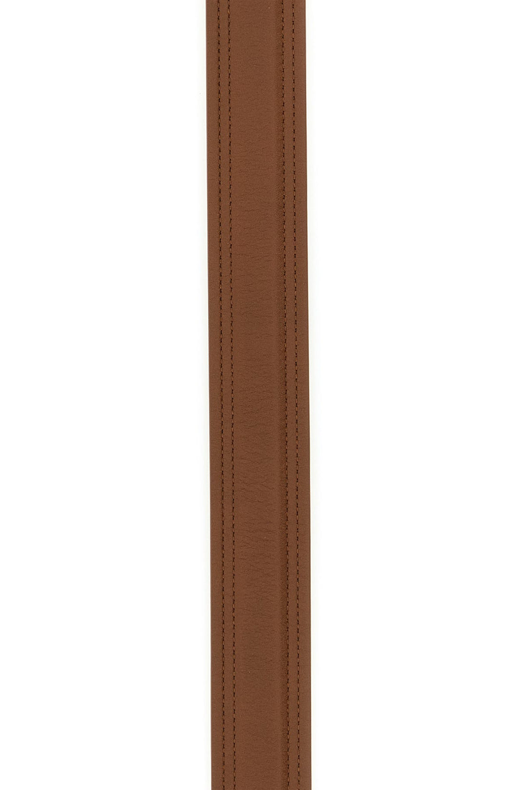 Caramel leather reversible belt