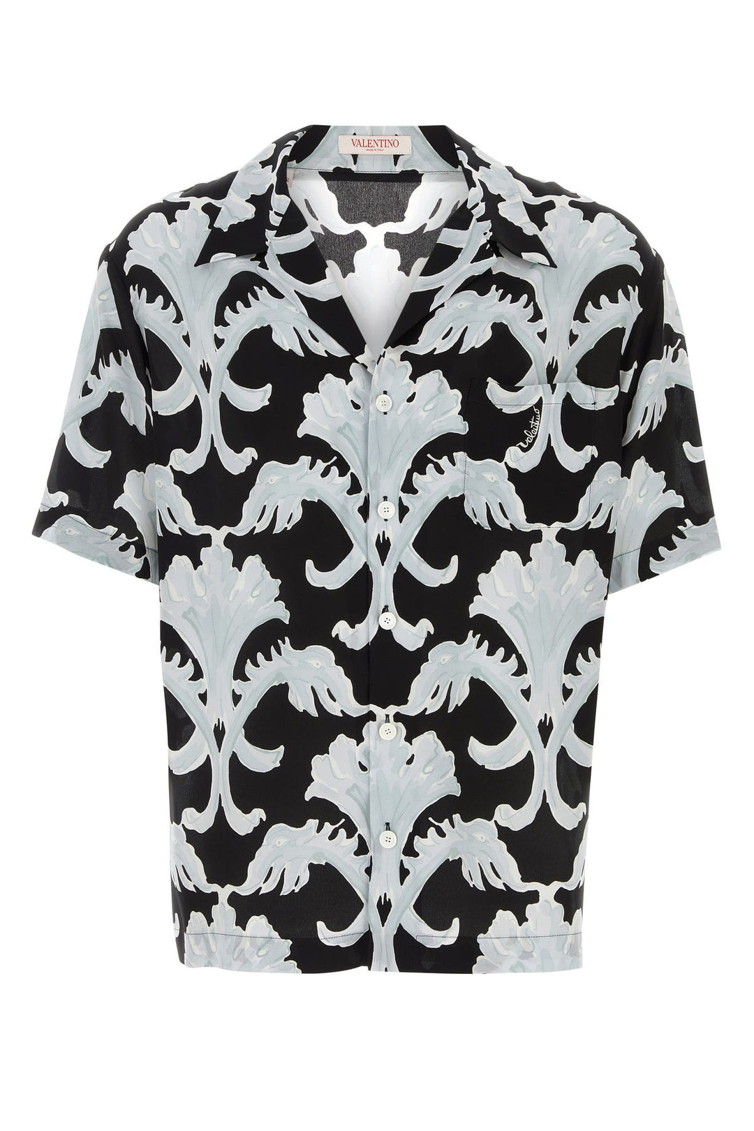 Printed silk shirt