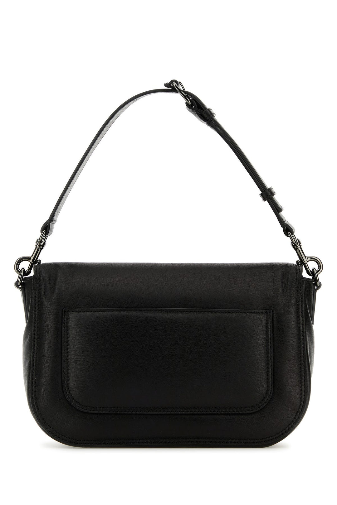 Black leather LocÃ² handbag