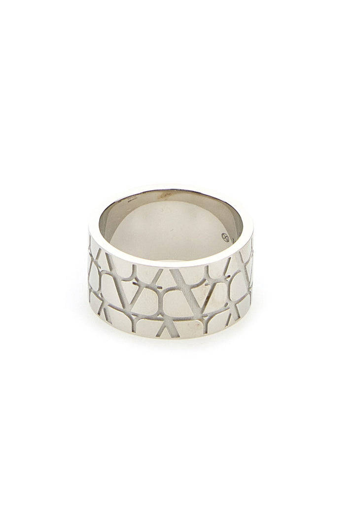 Silver metal ring