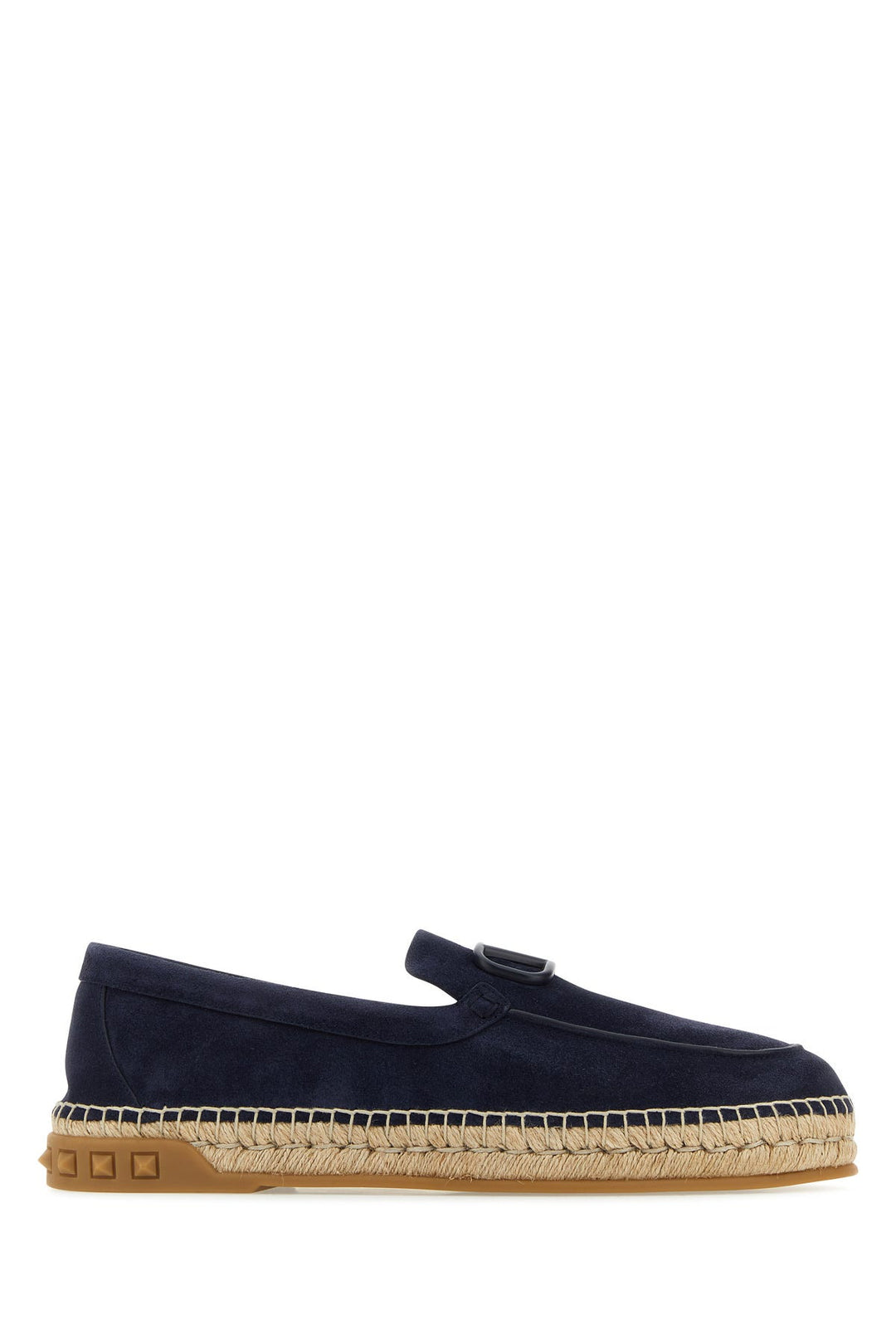 Navy blue split-leather Leisure Flows espadrilles