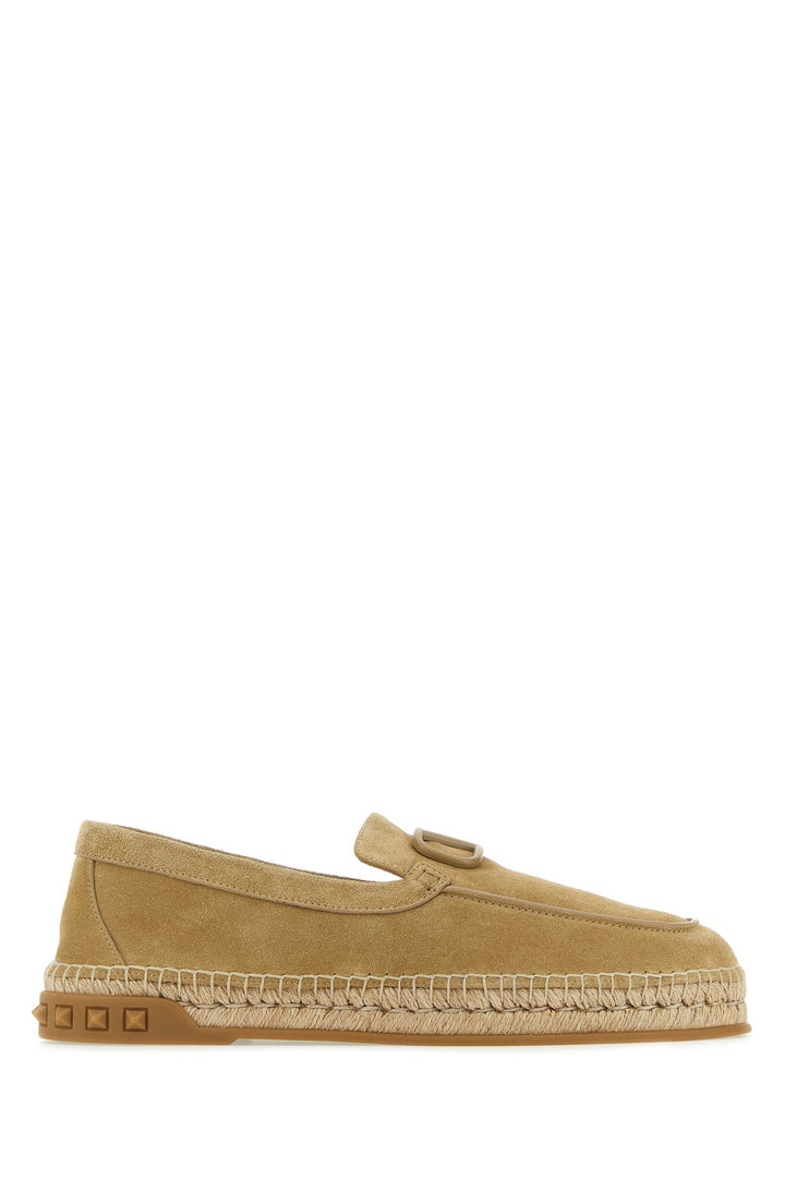 Cappuccino split-leather Leisure Flows espadrilles