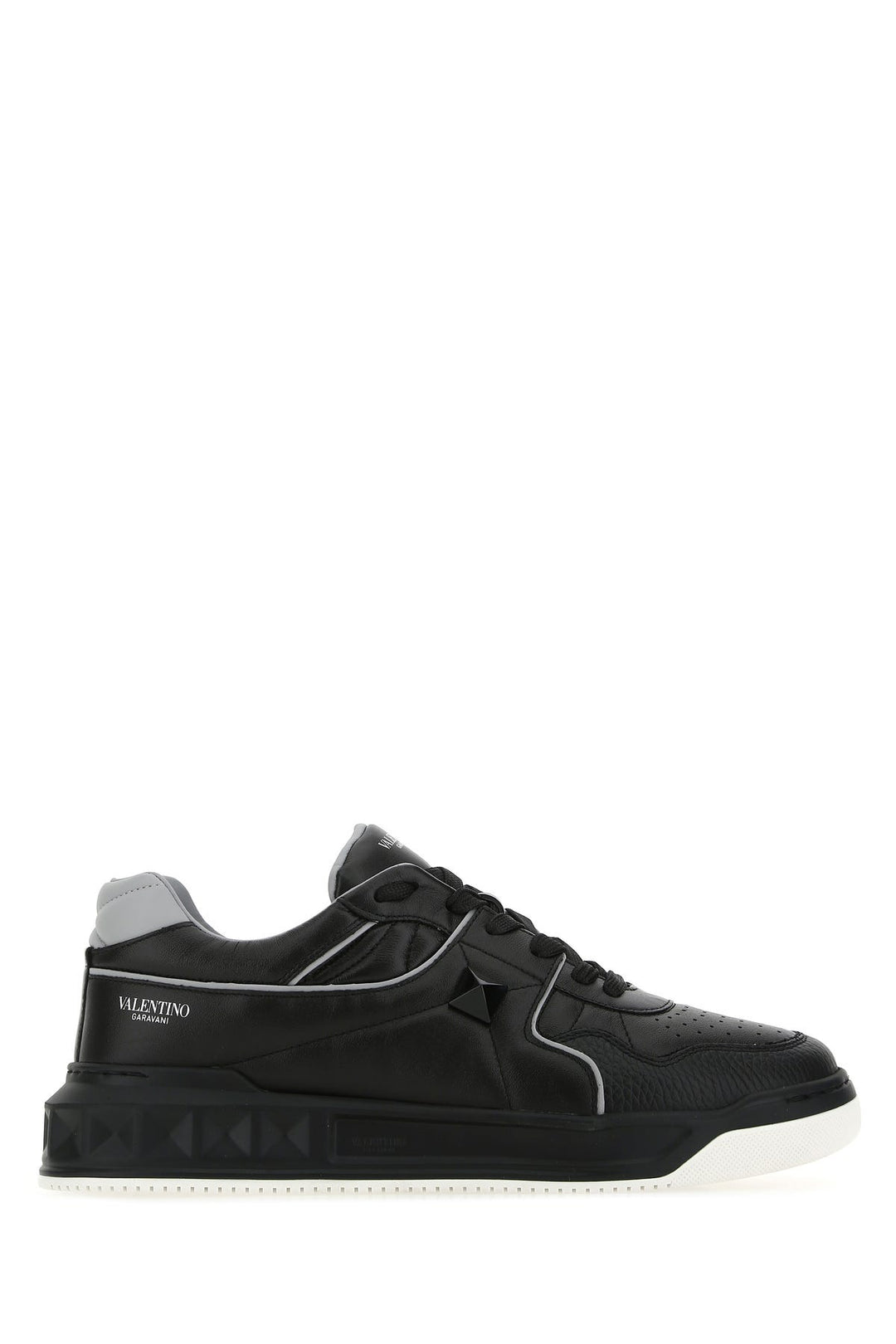 Black nappa leather One Stud sneakers