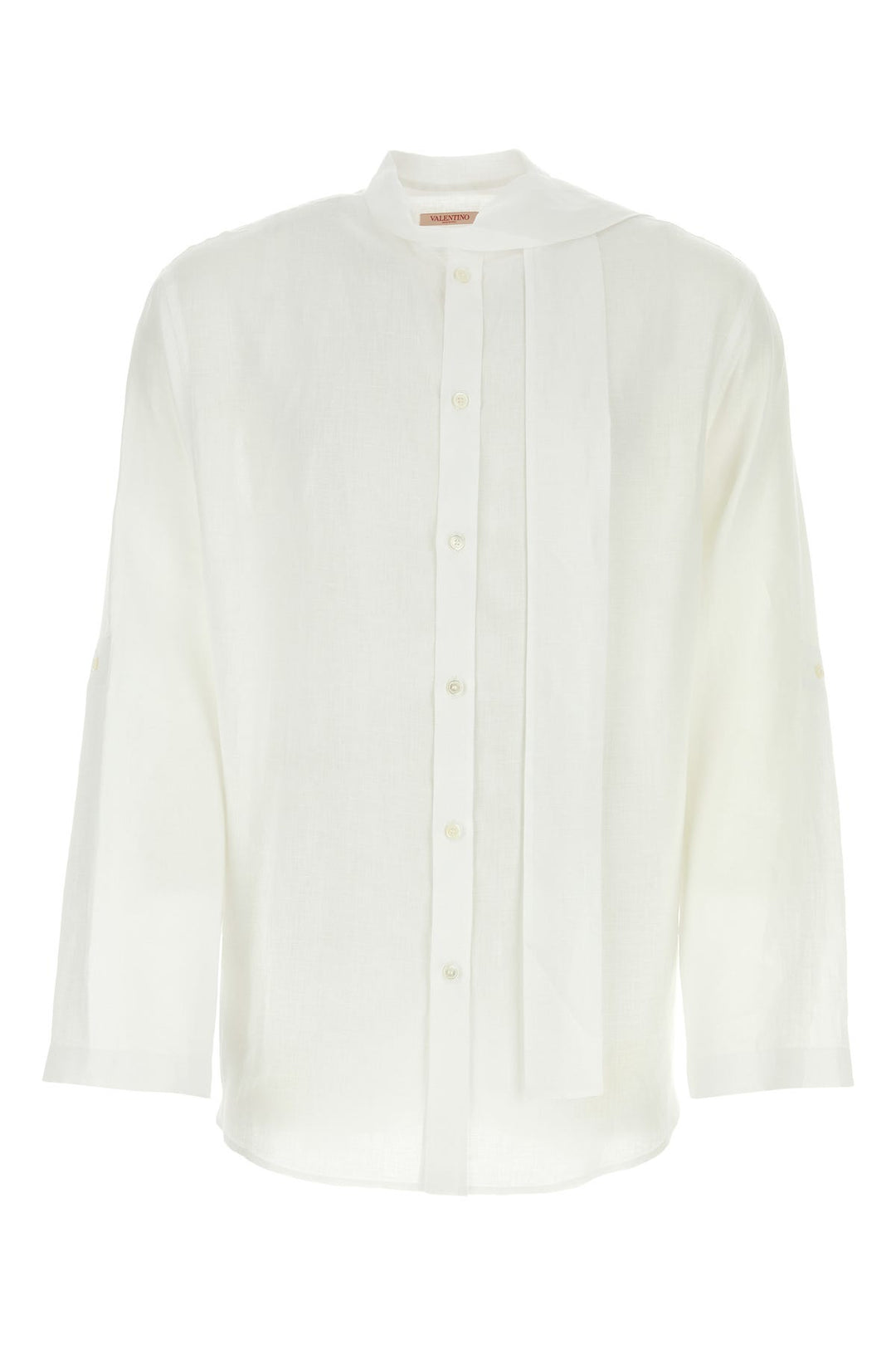 White linen shirt