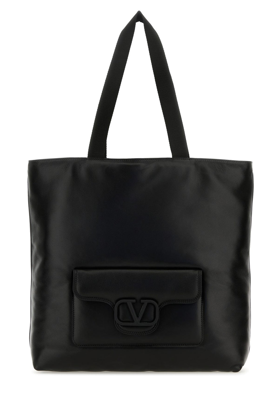 Black nappa leather Valentino Garavani Noir shopping bag