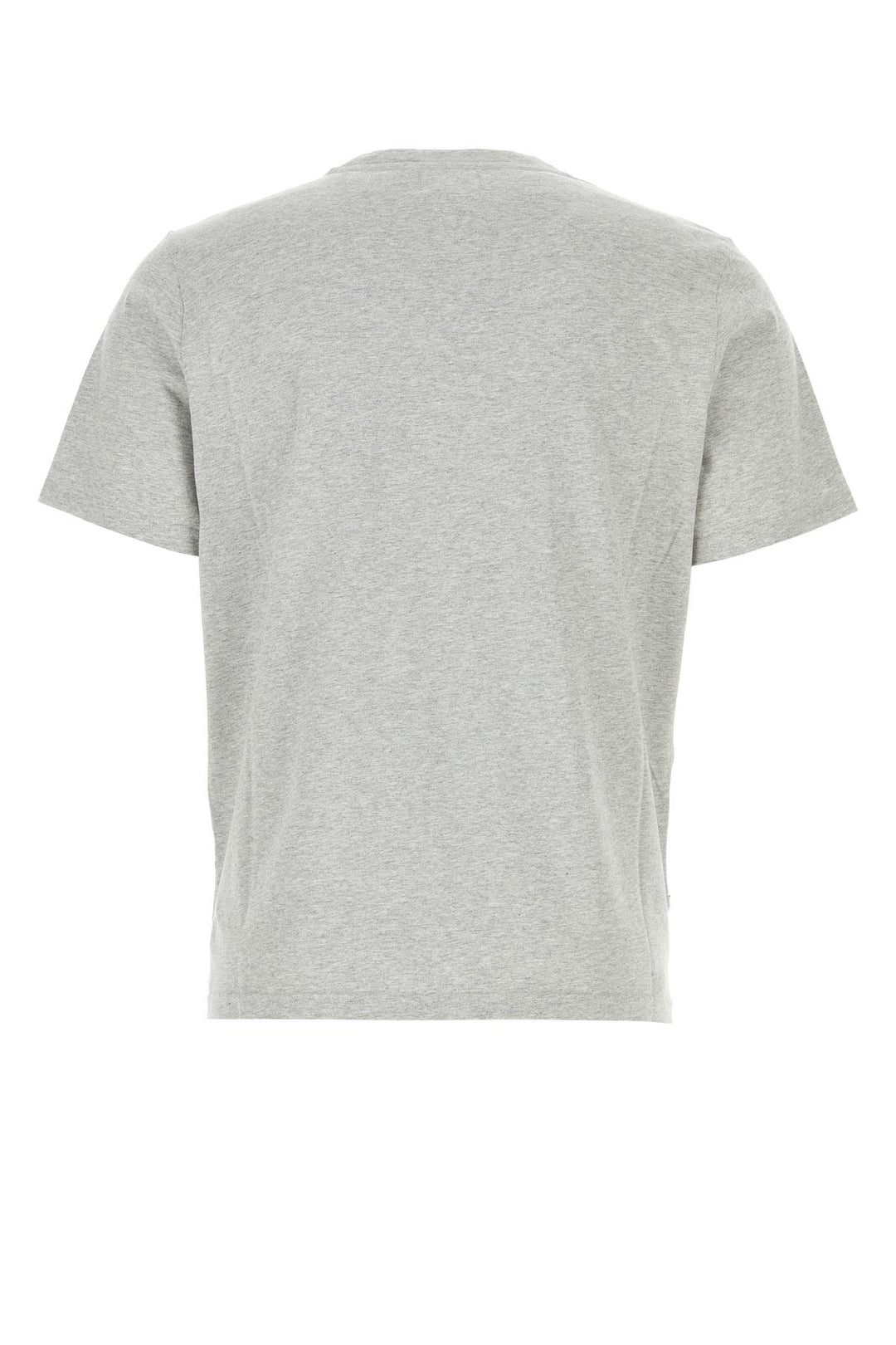 Melange grey cotton t-shirt