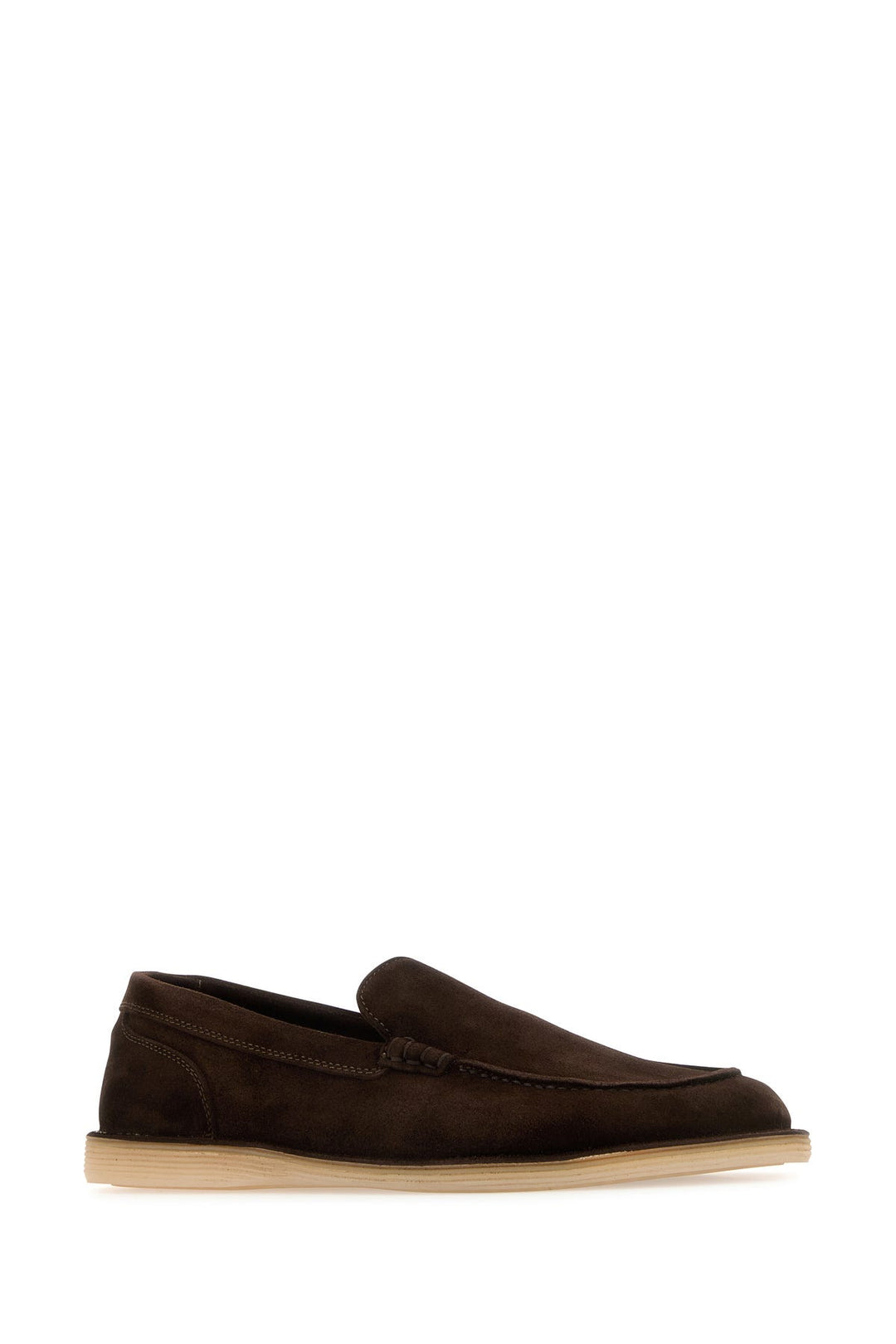 Chocolate suede New Florio loafers