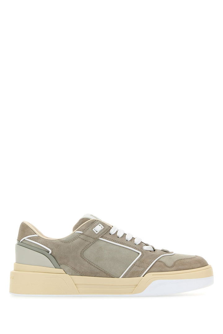 Grey suede New Roma sneakers