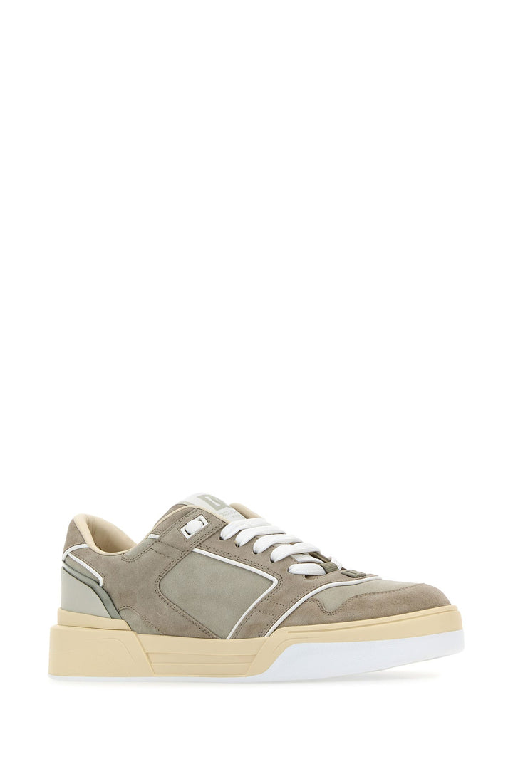 Grey suede New Roma sneakers