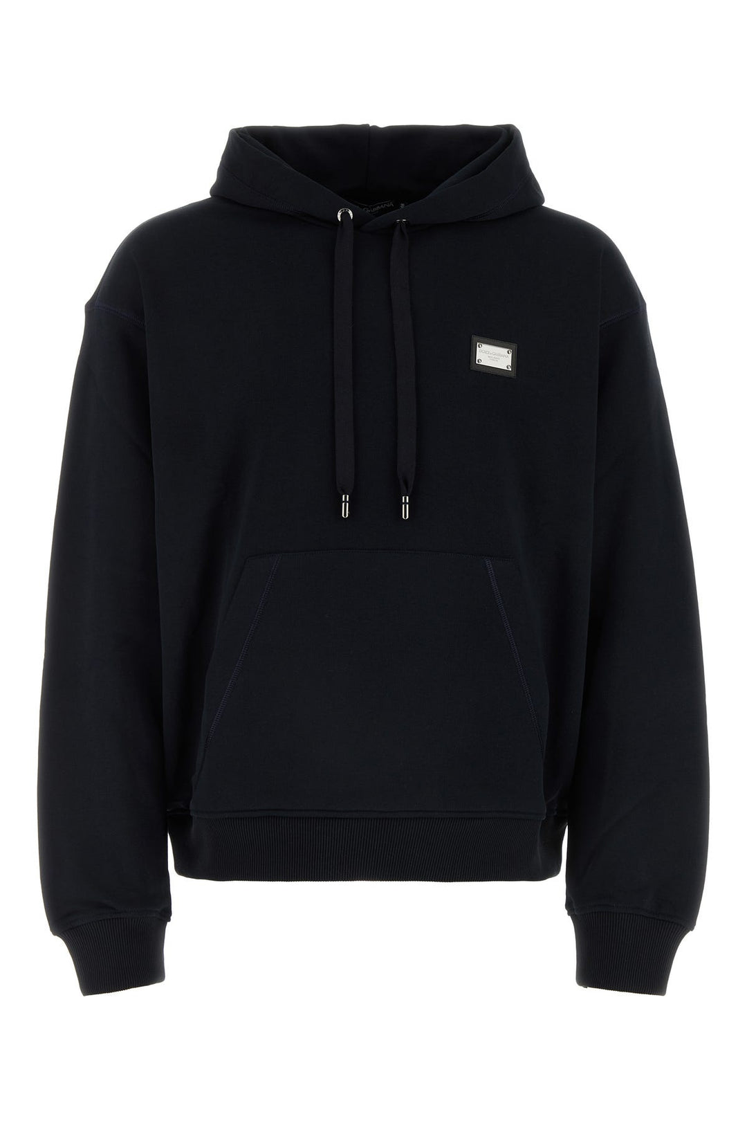 Black cotton sweatshirt