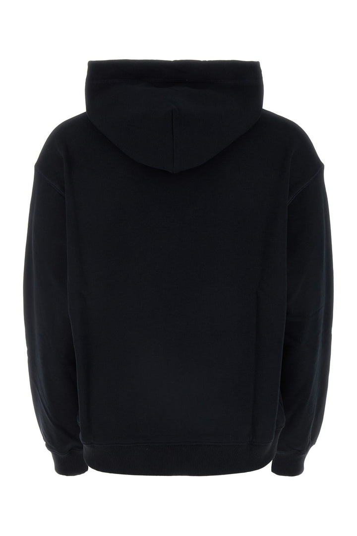 Black cotton sweatshirt