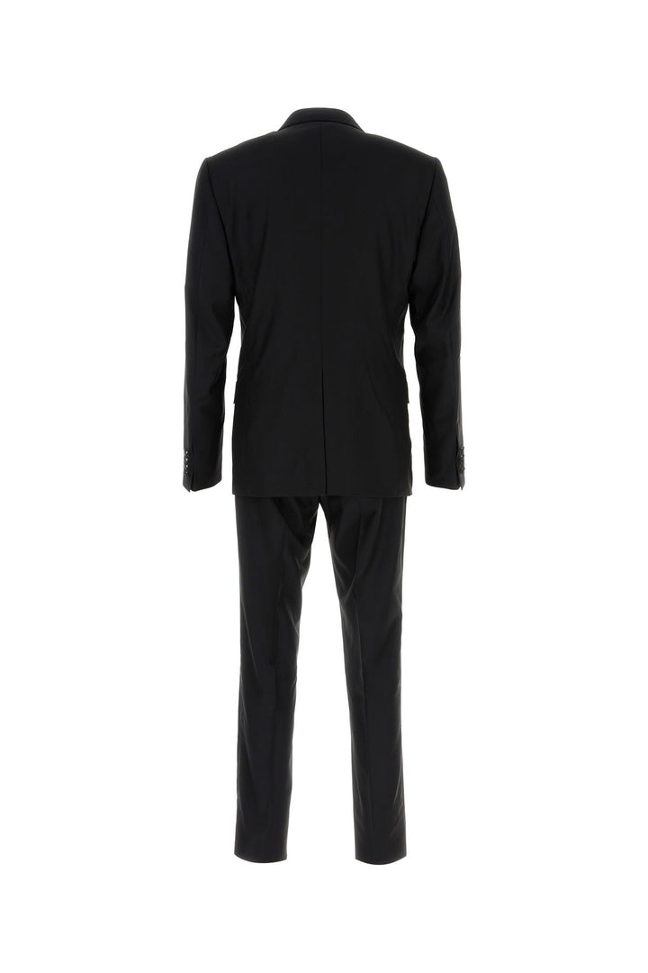 Black wool blend suit