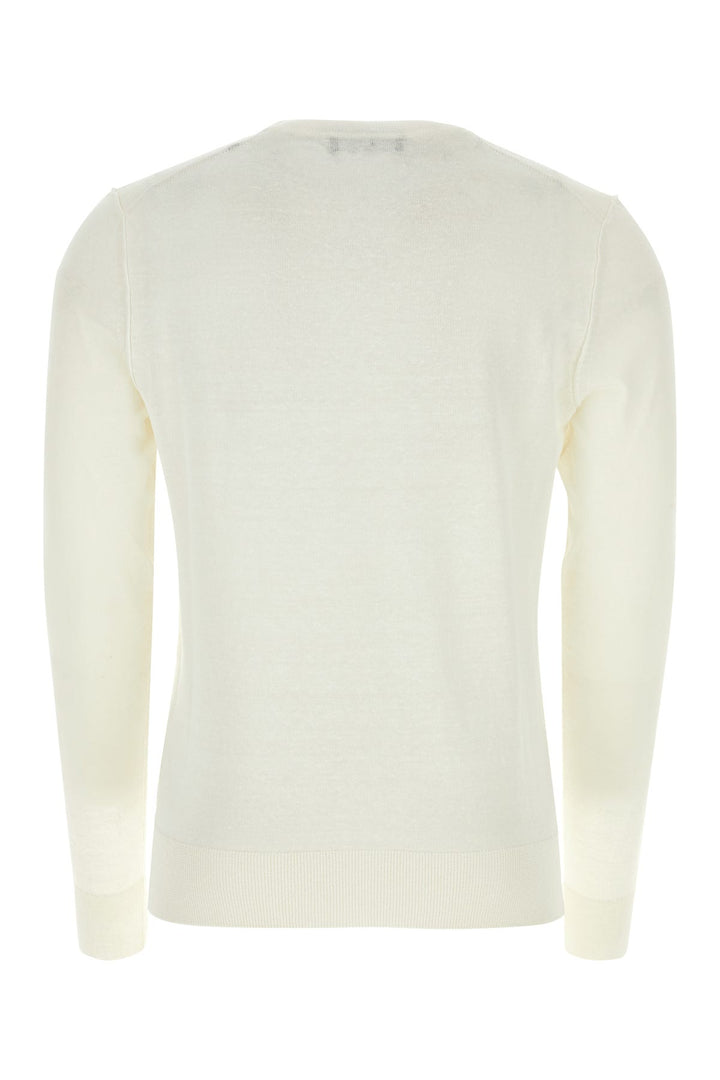 Ivory linen blend sweater