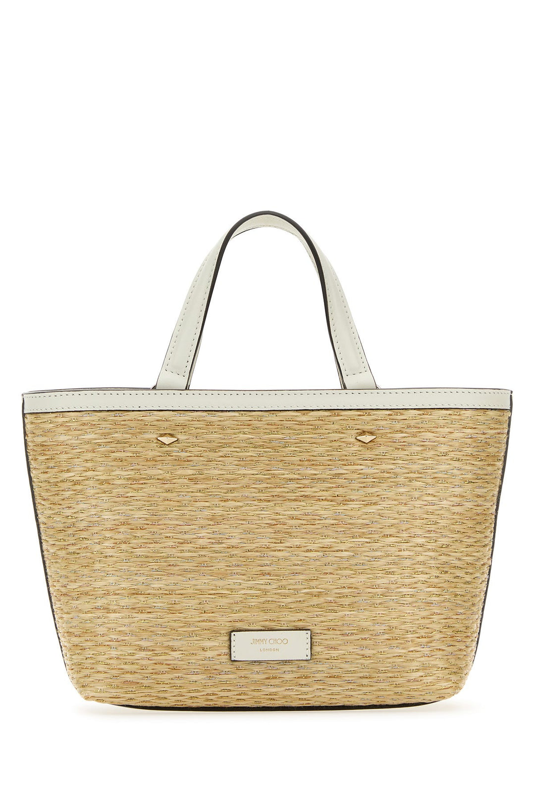 Beige raffia mini Marli handbag