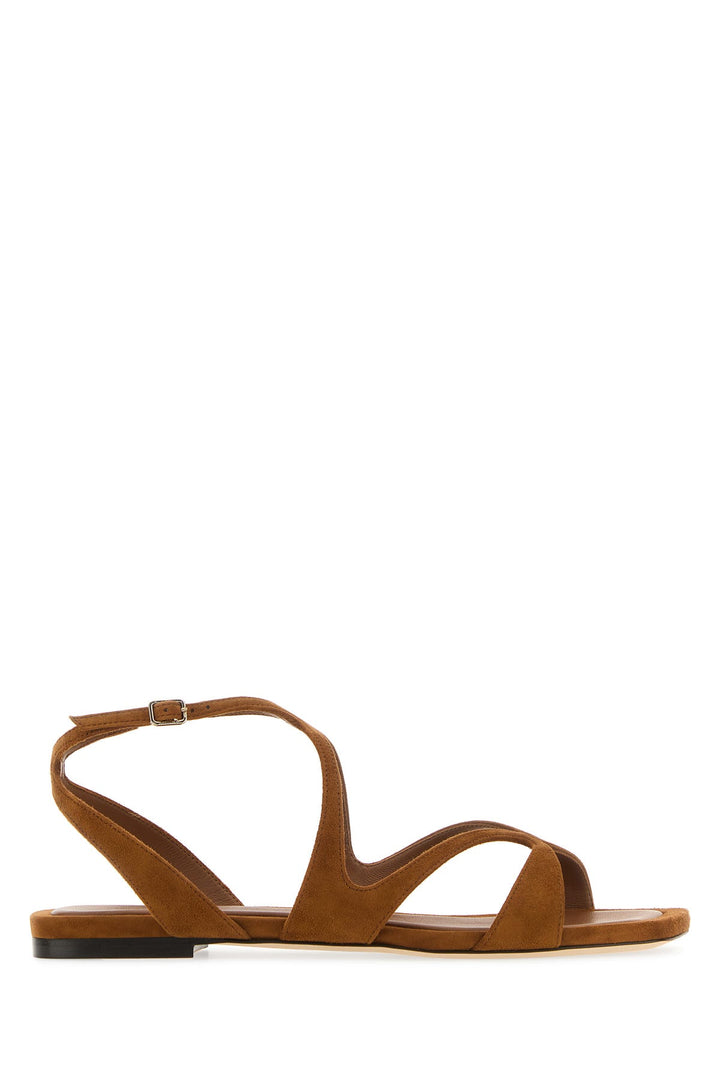 Biscuit suede Ayla sandals