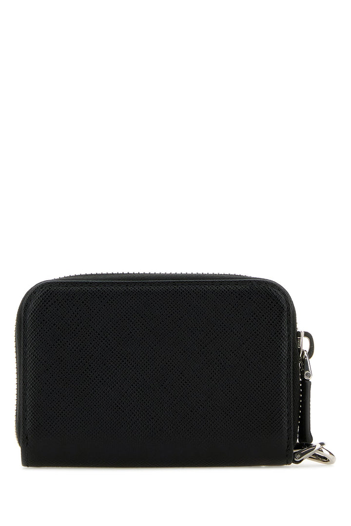 Black leather wallet