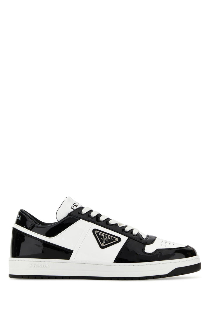 Two-tone leather Downtown sneakers