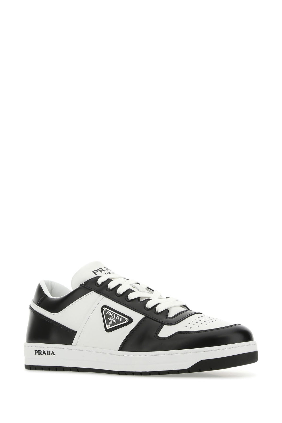 Two-tone leather Downtown sneakers