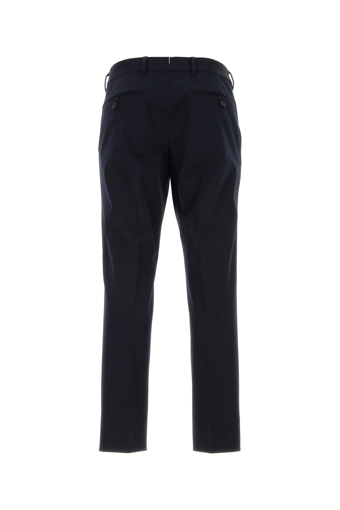 Blue stretch polyester pant