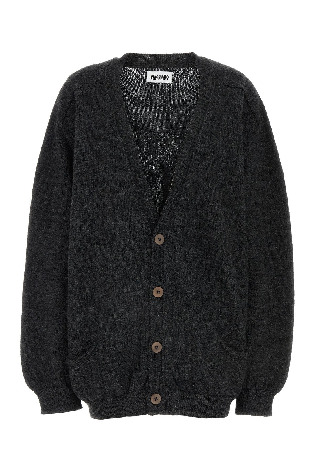 Charcoal wool cardigan