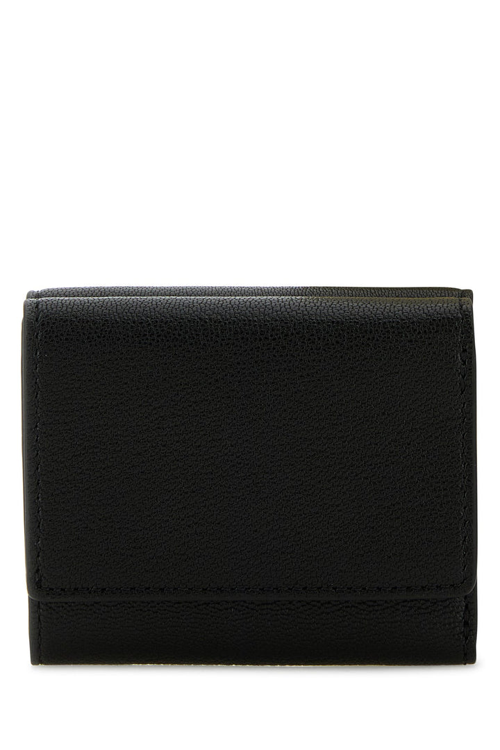 Black leather wallet